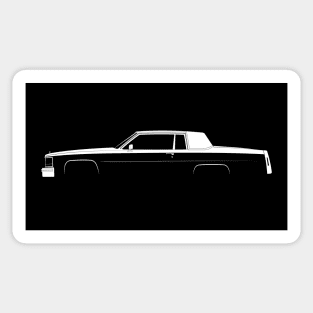 Cadillac Coupe de Ville (1984) Silhouette Sticker